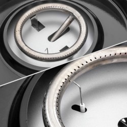 BARBECUE A GAZ AVEC PIEDS DEVIL BBQRUISER 30mBAR NOIR GRIS BRUNNER