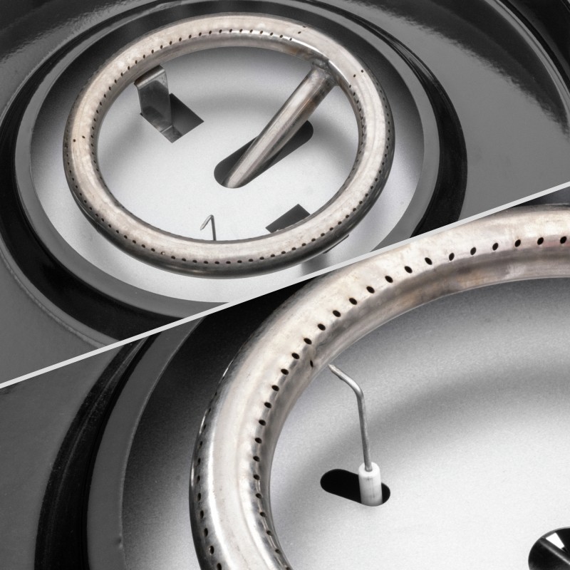 BARBECUE A GAZ AVEC PIEDS DEVIL BBQRUISER 30mBAR NOIR GRIS BRUNNER