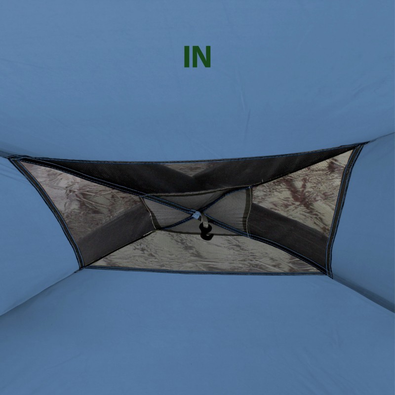 TONNELLE MEDUSA II 3 X 3 M GRIS ET BLEU BRUNNER