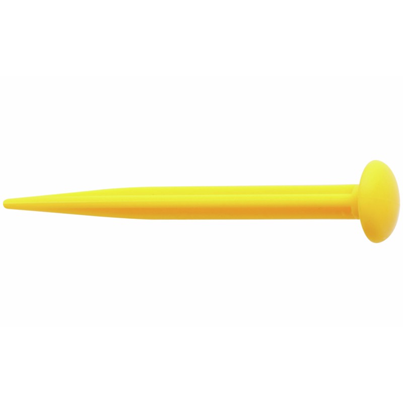 6 PIQUETS POUR TAPIS DE SOL PICKET 12 CM JAUNE BRUNNER