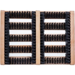 TAPIS BROSSE ZERBY 36 X 27 CM CADRE BOIS BRUNNER