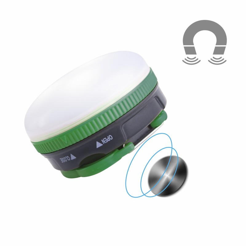 LAMPE LED A PILES MAGNETIQUE AVEC CROCHET NOCTILUS BRUNNER