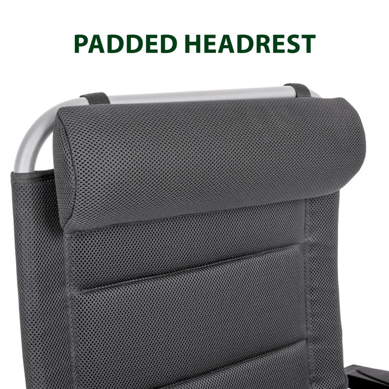 FAUTEUIL 3D ARAVEL CAMPER JUSQU’À 120 KG GRIS FONCE BRUNNER