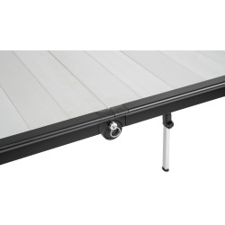 TABLE PLIANTE DINEMIC 4 ALU REGLABLE 2 HAUTEURS 120 X 70 X 56/85 CM BRUNNER