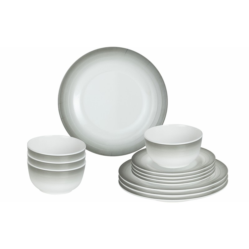 PACK VAISSELLE MIDDAY ASTRALYS 12 PIECES MELAMINE BRUNNER