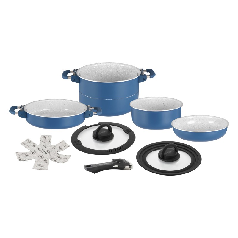 POPOTE CAREZZA MAGNET Ø 20 CM BLEU 7 PIECES BRUNNER