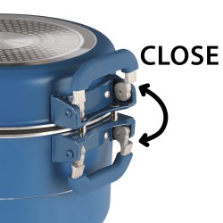 POPOTE CAREZZA MAGNET Ø 20 CM BLEU 7 PIECES BRUNNER