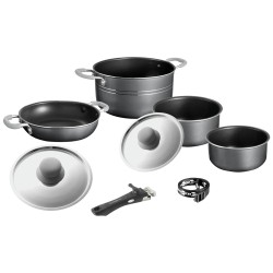 POPOTE FLAVOR Ø 22 CM NOIR 7 PIECES BRUNNER