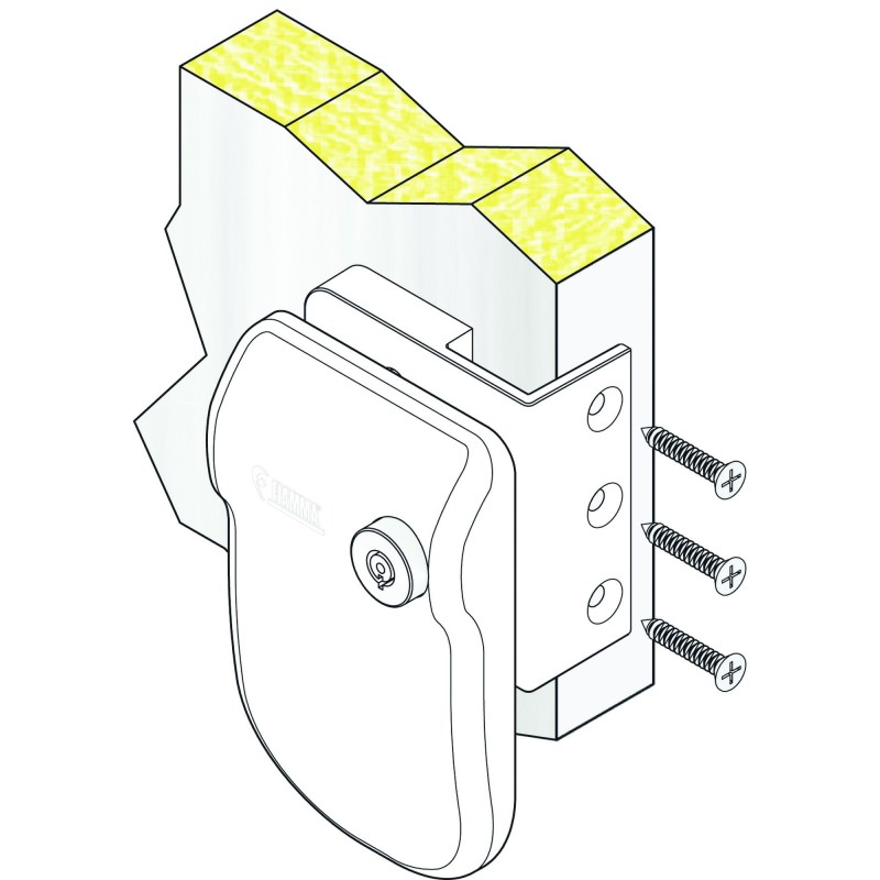 SERRURE FIAMMA SAFE DOOR FRAME X3