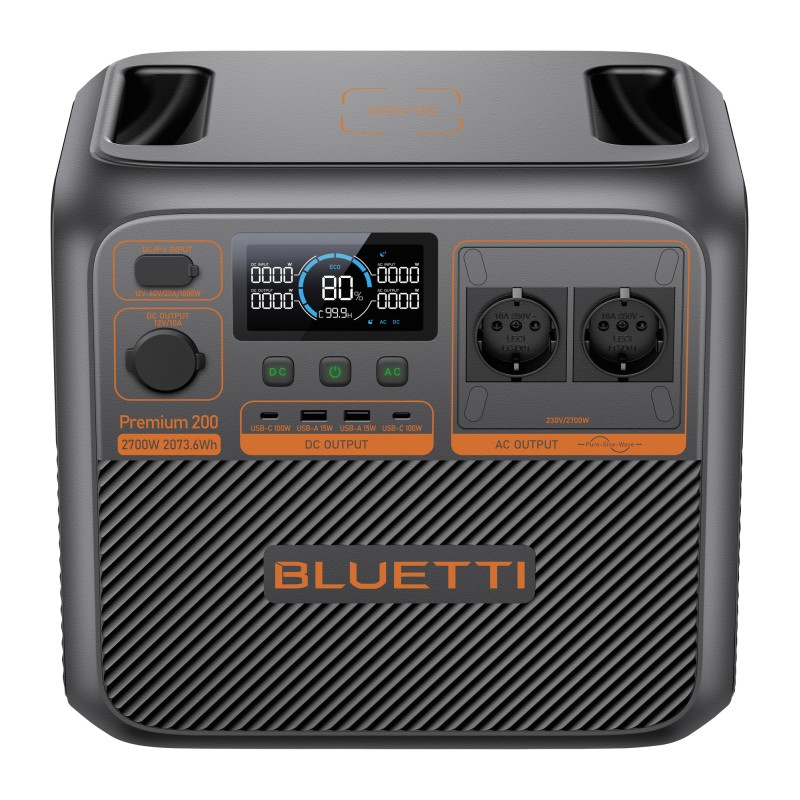 STATION D'ENERGIE PORTABLE PREMIUM 200 V2 2700 W / 2073,6 Wh BLUETTI