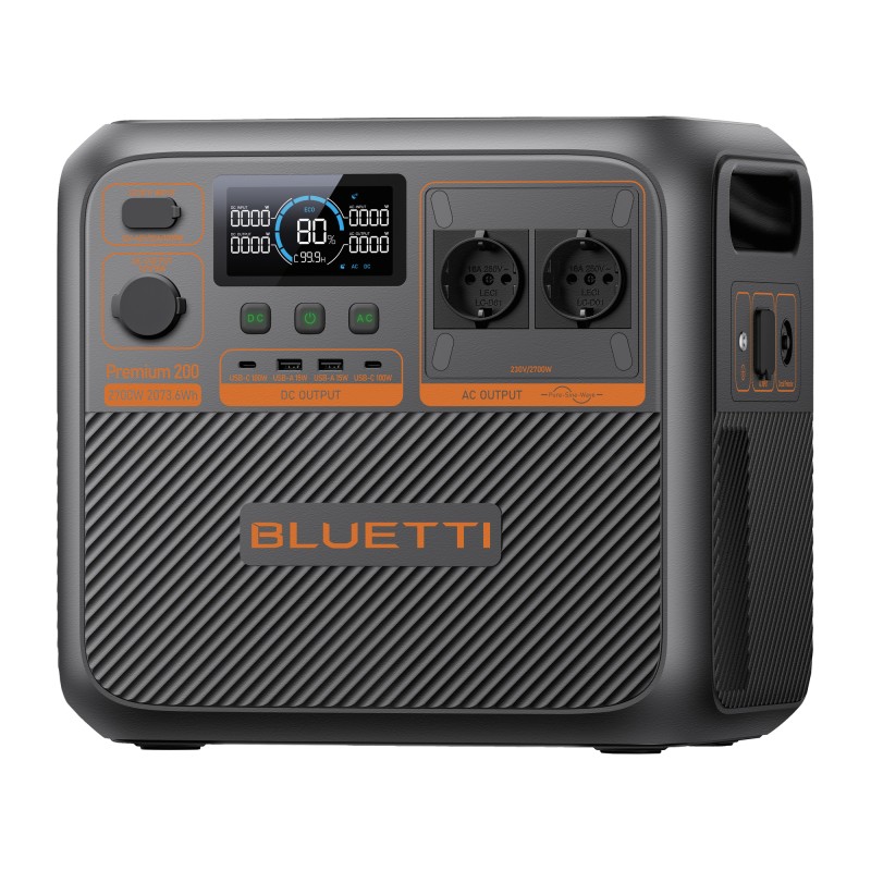 STATION D'ENERGIE PORTABLE PREMIUM 200 V2 2700 W / 2073,6 Wh BLUETTI