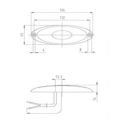 FEU DE POSITION LATERAL A LED SMLR 2010/12A
