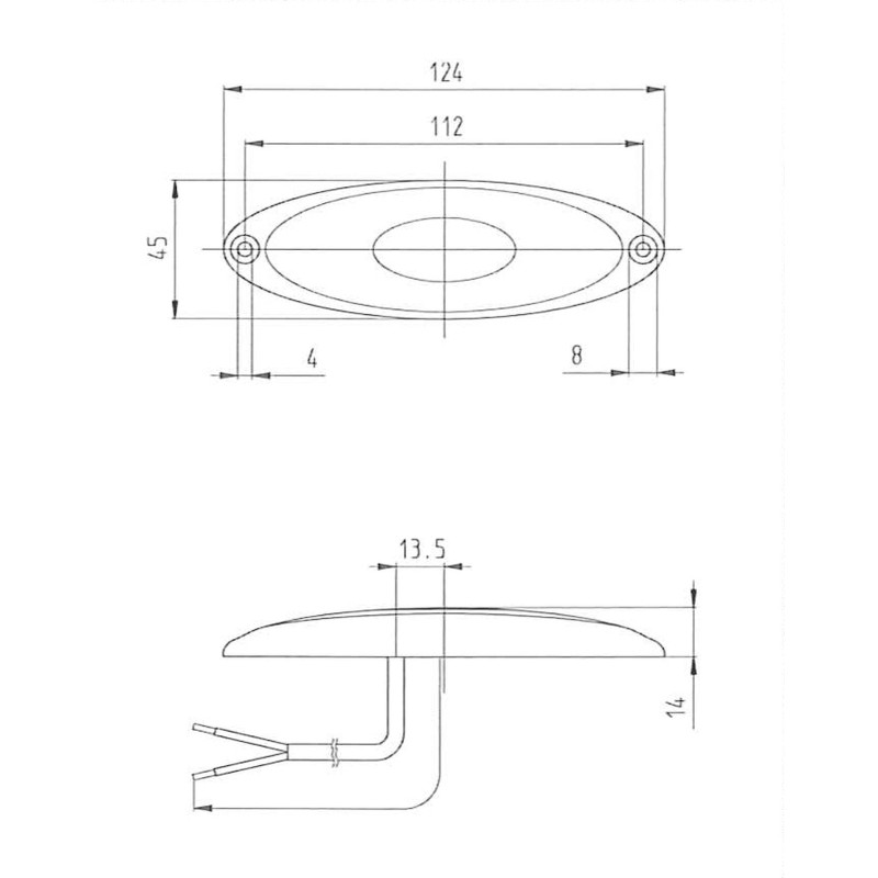 FEU DE POSITION LATERAL A LED SMLR 2010/12A