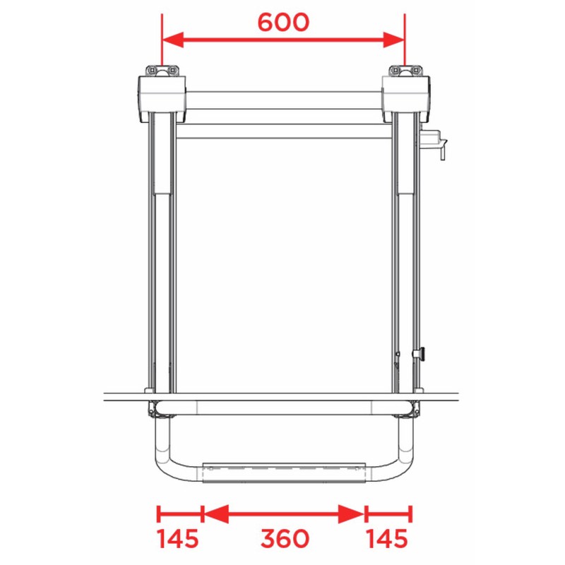 PORTE-VÉLOS ÉLECTRIQUE BIKE LIFT SHORT - BR SYSTEMS
