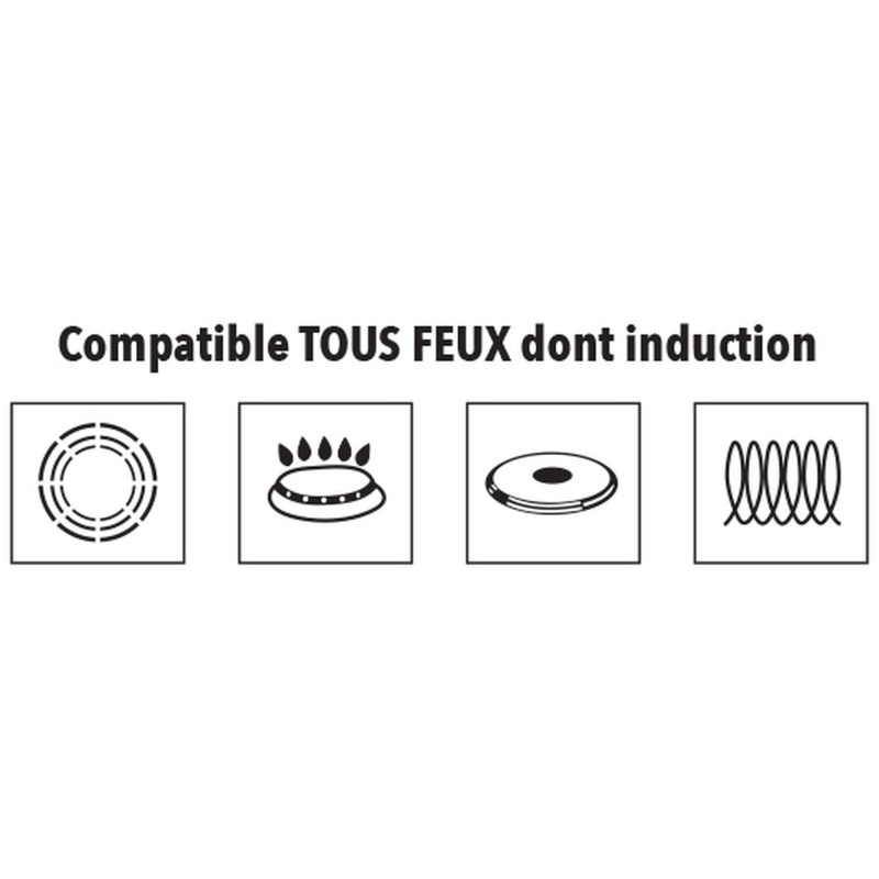 LOT 2 POELES POIGNEE AMOVIBLE INCASA