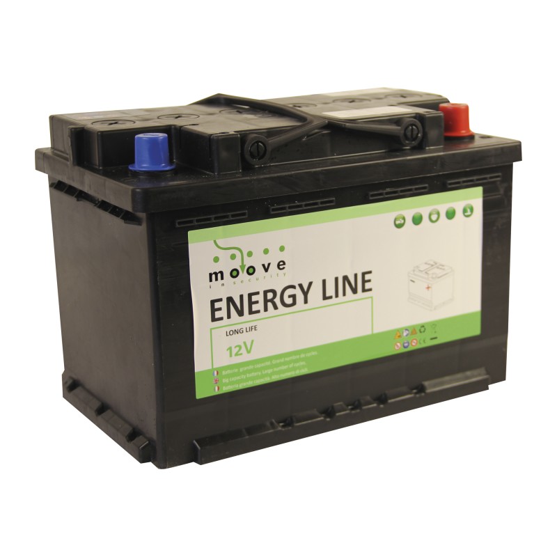 BATTERIE STATIONNAIRE À DÉCHARGE LENTE 80A MOOVE