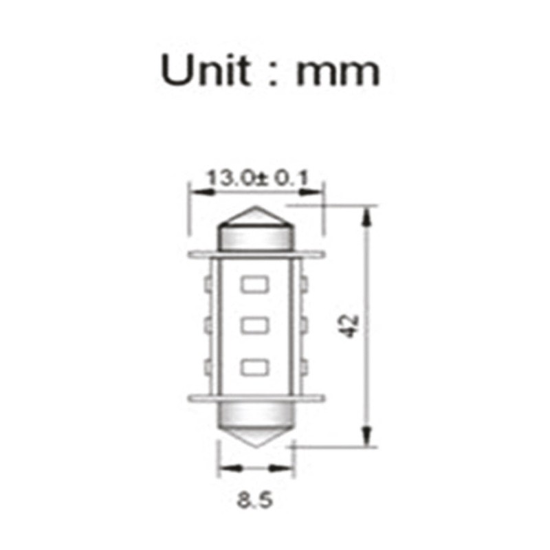 LED MOOVE SPADE SMD 3014 BAIONETTE BC