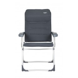 FAUTEUIL AIR ELITE GRISE AVEC APPUITÊTE CRESPO PLAT