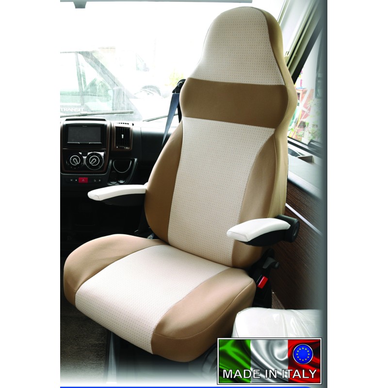 HOUSSE SIÈGE UNIVERSELLE + APPUI TÊTE x2 FORME 4