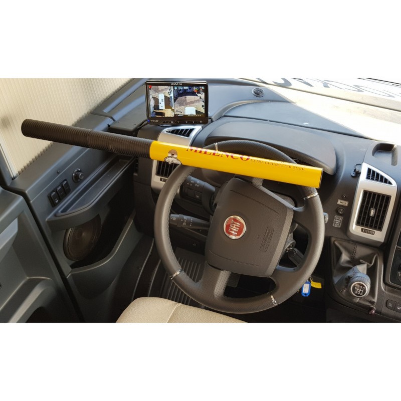 BARRE DE VOLANT ANTIVOL LOURDE XL 70cm - MILENCO