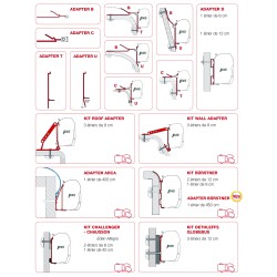 ETRIER MODULAIRE 8 CM D