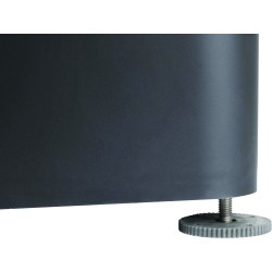 MARCHEPIED COFFRE ETANCHE AVEC ECLAIRAGE BOXSTEP GRIS BRUNNER