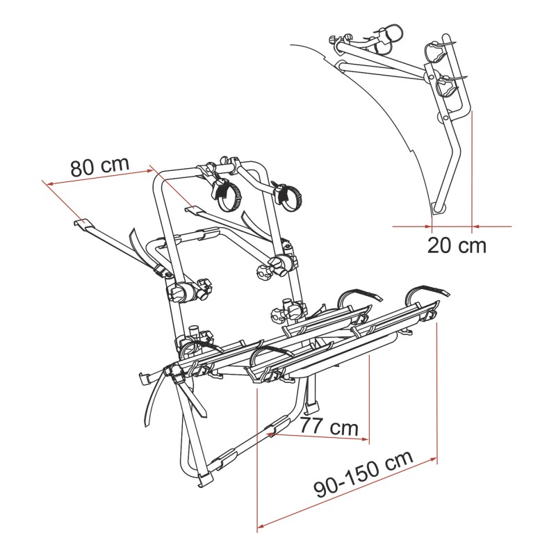 PORTE VÉLO FIAMMA CARRY BIKE BACK PACK