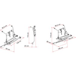 PORTE VÉLO VAN MERCEDES / VIANO - FIAMMA