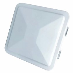 COUVERCLE LANTERNEAU THERMOFORM 400 X 400 BLANC