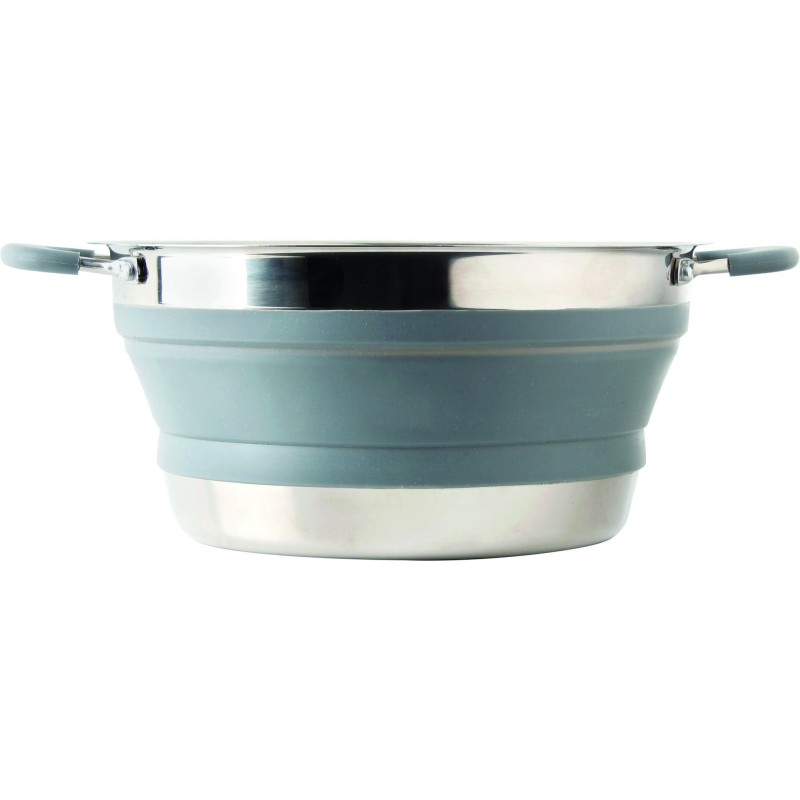 FAIT-TOUT PLIABLE VOLCANO FOLD-AWAY EN SILICONE ET INOX Ø 20 CM BRUNNER