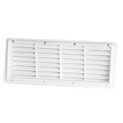 GRILLE PLAQUER 364X138 MM BLANC