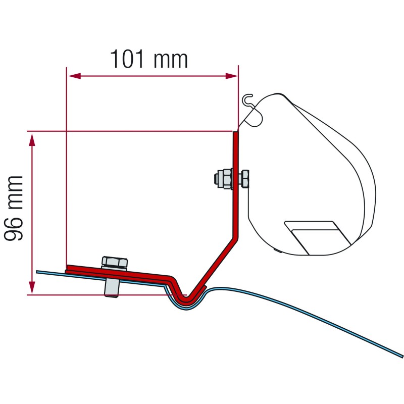 F35 KIT VW CADDY MAXI NOIR APRÈS 2016