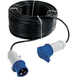 RALLONGE 220V - P17 BORNE CAMPING 15 METRES 3x1,5