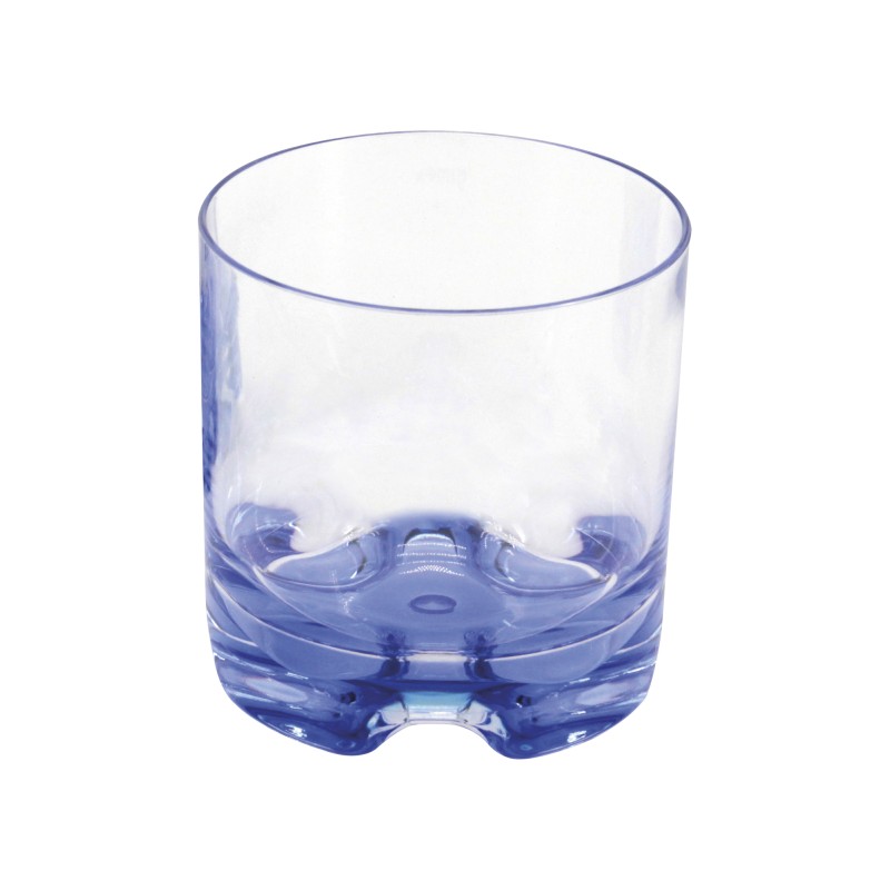 VERRE À EAU BLEU PAR 2