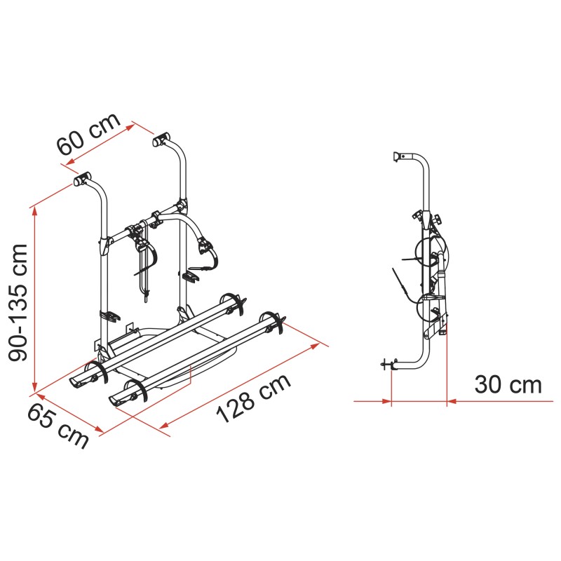 CARRY BIKE PRO HYMER/DETHLEFFS BLACK