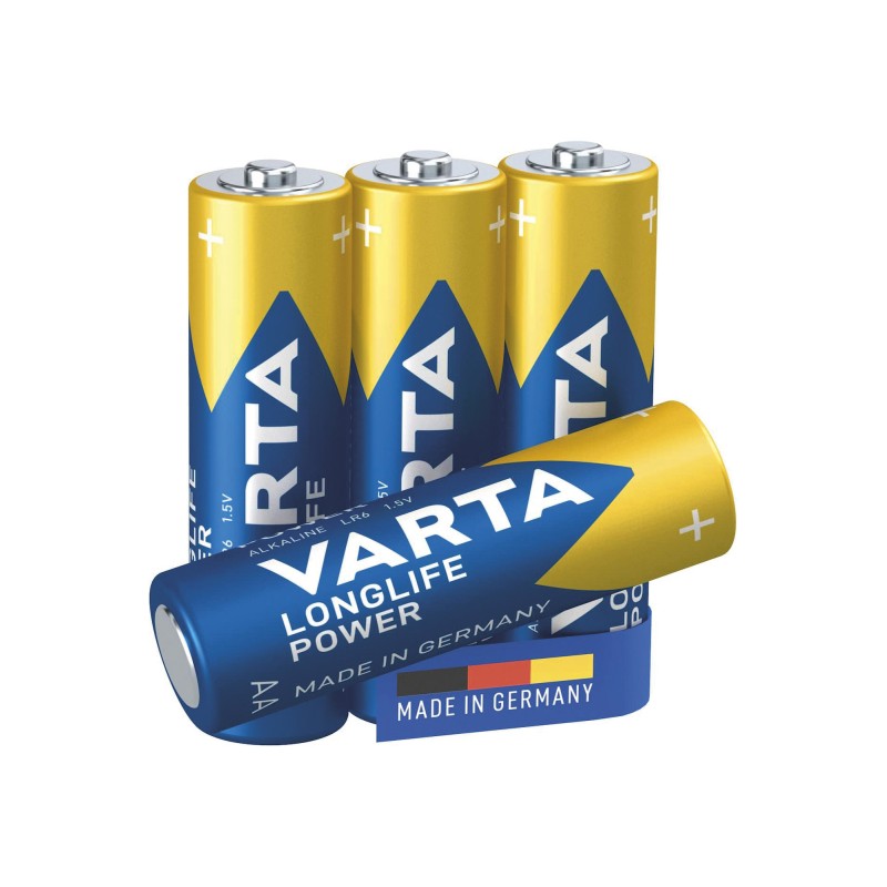 AA / LR6 SUPER (BLISTER DE 4 PILES) VARTA - LONGLIFE