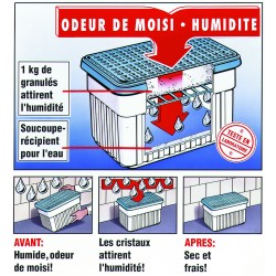 ABSORBEUR D'HUMIDITE 1 KG