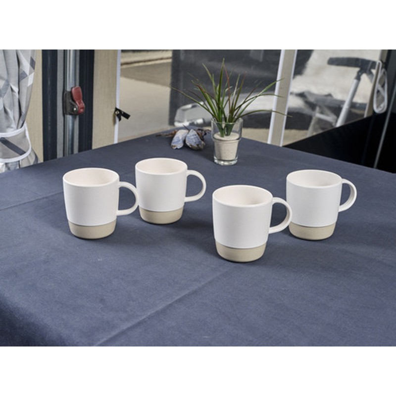 SET DE 4 TASSES NATURA