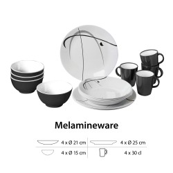 PACK VAISSELLE SET MEPO BOX SERENADE 25 PIECES