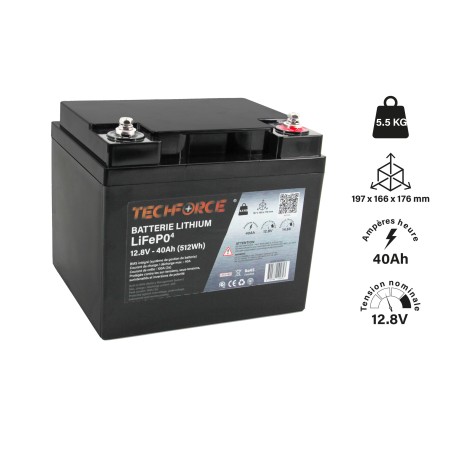 BATTERIE LITHIUM LIFEPO4 - 40