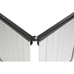 TABLE PLIANTE DINEMIC 4 ALU REGLABLE 2 HAUTEURS 120 X 70 X 56/85 CM BRUNNER