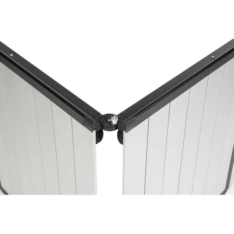 TABLE PLIANTE DINEMIC 4 ALU REGLABLE 2 HAUTEURS 120 X 70 X 56/85 CM BRUNNER