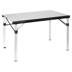 TABLE TITANIUM QUADRA COMPACK 4 ALU ENROULABLE A LATTES  120,5 X 70 X 72 CM BRUNNER