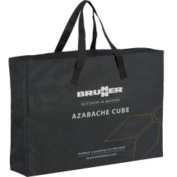 MEUBLE DE CUISINE CUBE AZABACHE 2 ETAGERES PARE-FEU AVEC PIEDS NOIR BRUNNER