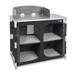 MEUBLE DE CUISINE AZABACHE DAILY CT 4 ETAGERES PARE-FEU NOIR BRUNNER