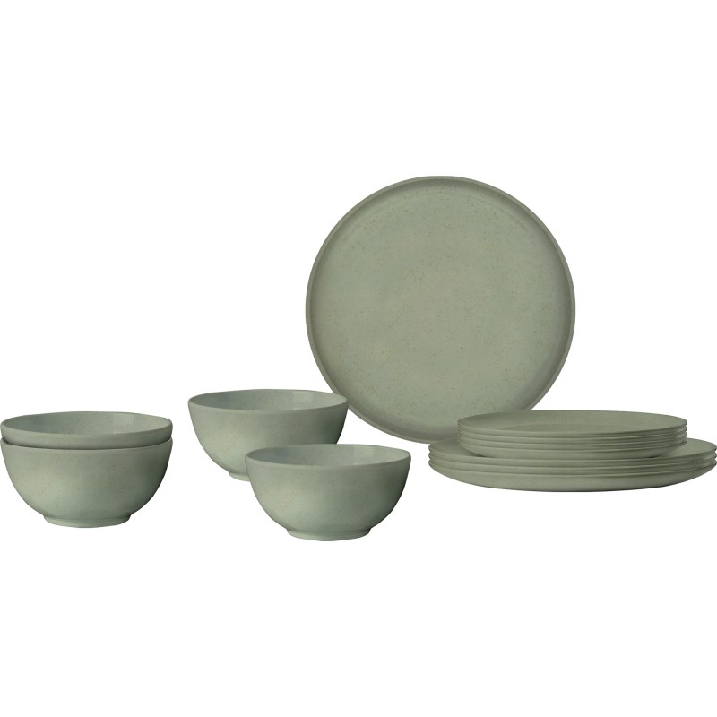 PACK VAISSELLE ECOLOGIQUE MIDDAY TIERRA FOREST 12 PIECES BRUNNER
