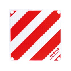 PANNEAU DE SIGNALISATION REFLECHISSANT ITALIE ZEBRA PL ALU BRUNNER
