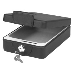 COFFRE-FORT FORT KNOX 20,5 X 15,5 X 8 CM NOIR BRUNNER