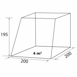 AUVENT POUR HAYON ESCAPE UNIVERSELLE 160 X 210 X 195 CM BRUNNER