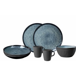 PACK VAISSELLE TETE A TETE VENETIAN 8 PIECES MELAMINE ANTIGLISSE BRUNNER